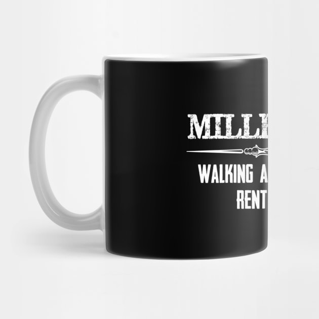 Millennials Gifts - Walking Around Like They Rent the Place Funny Gift Ideas for Baby Boomers & Generation X Y Z by merkraht